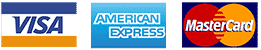 Accepted payment cards