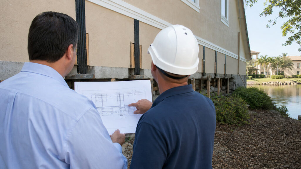 Commercial Foundation Repair Planning in Naples — realistic foundation service scene in Naples, Florida